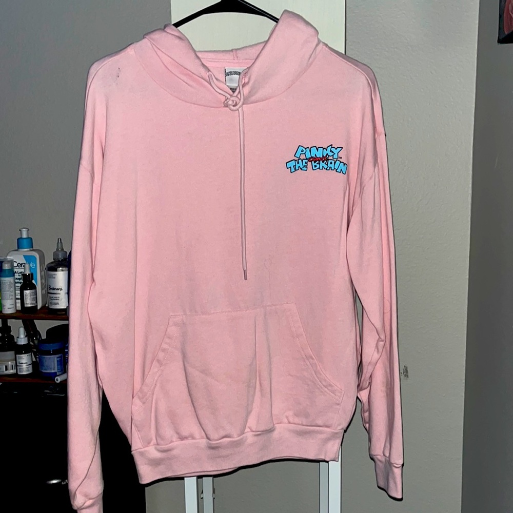 Pink Pinky & the Brain hoodie